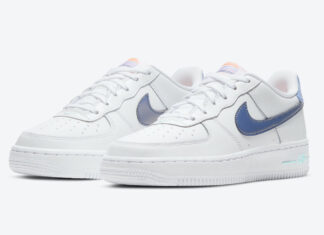 nike air force 1 with coloured tick
