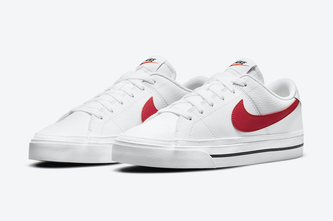 Nike Court Legacy White University Red CU4150 105 Release Date Info