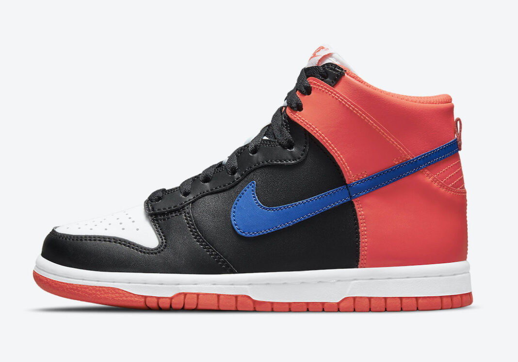 Nike Dunk High GS Black Orange Blue DB2179-001 Release Date Info ...