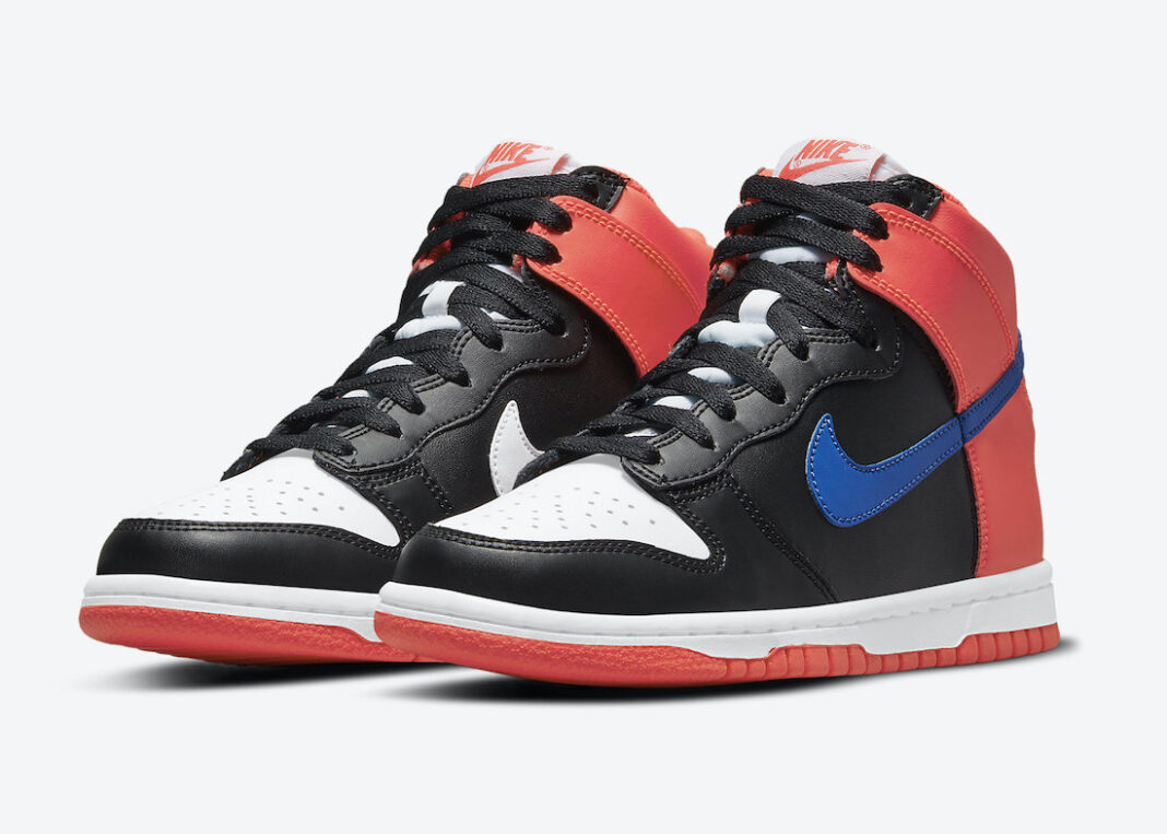 Nike Dunk High GS Black Orange Blue DB2179-001 Release Date Info ...