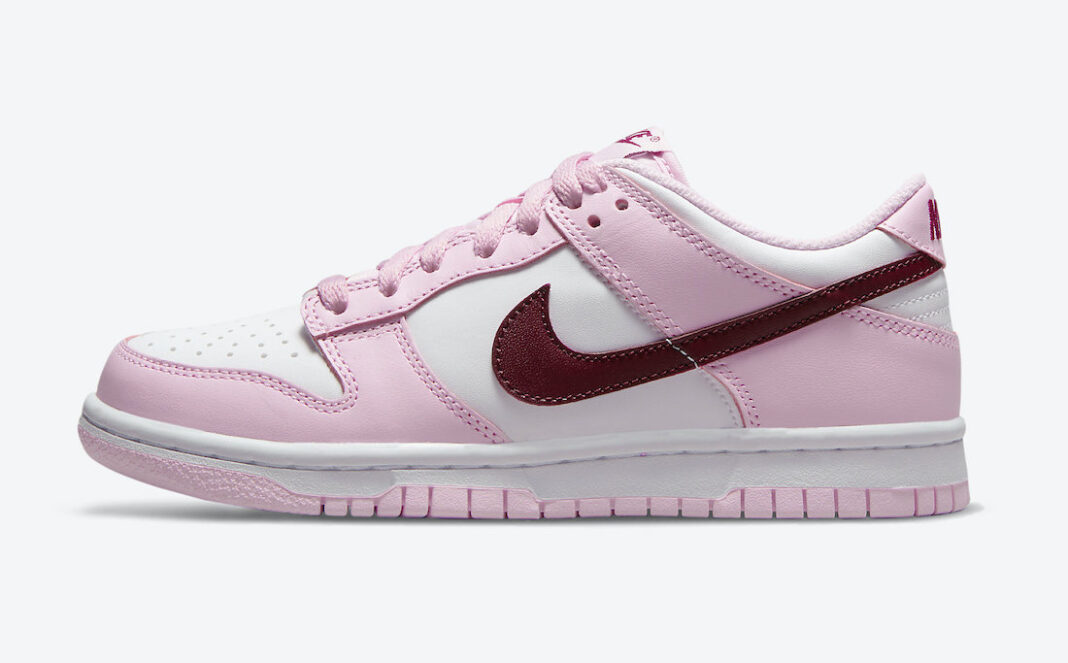 Nike Dunk Low Gs Pink Foam Cw1590-601 Release Date Info 