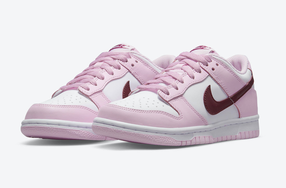 Nike Dunk Low GS Pink Foam CW1590601 Release Date Info SneakerFiles