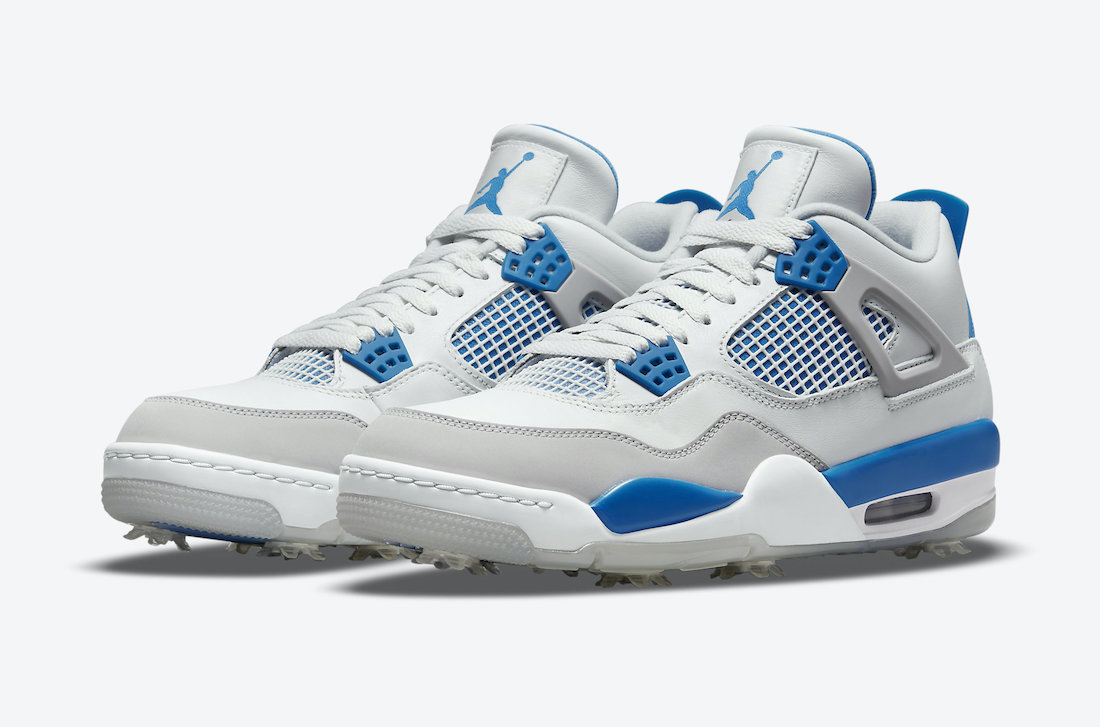 Nike Air Jordan 4 Retro Royal Blue White Sneakers Shoes - Praise