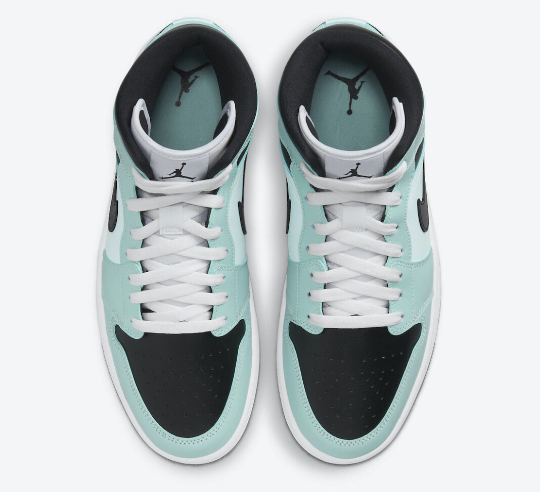 teal and white air jordans