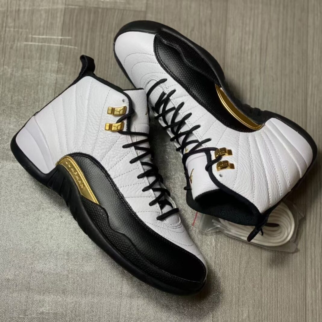 royalty 12s with white laces