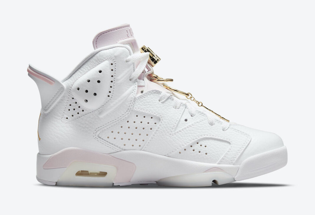 air jordan 6 gold hoops women's
