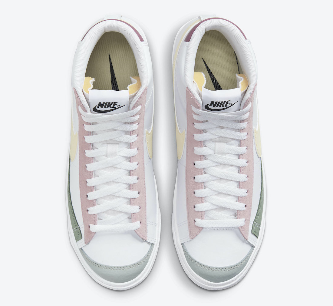 Nike Blazer Mid 77 Pink Lemon Green DN5052-100 Release Date Info ...