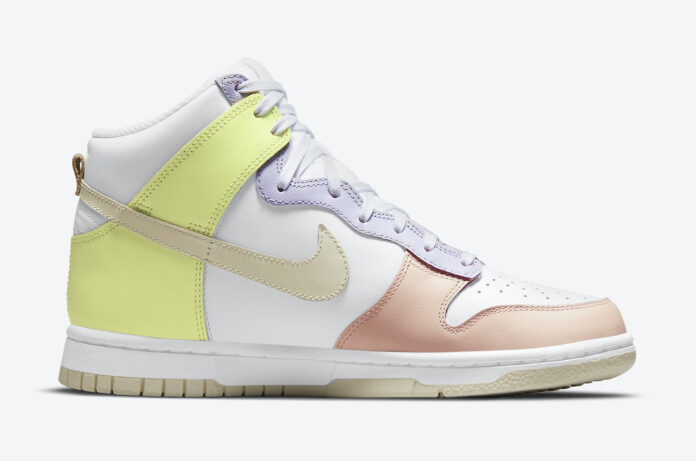 nike dunk white cashmere lemon twist