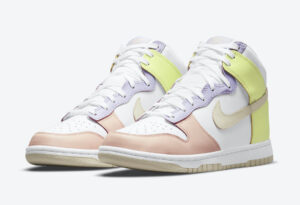 nike dunk white cashmere lemon twist