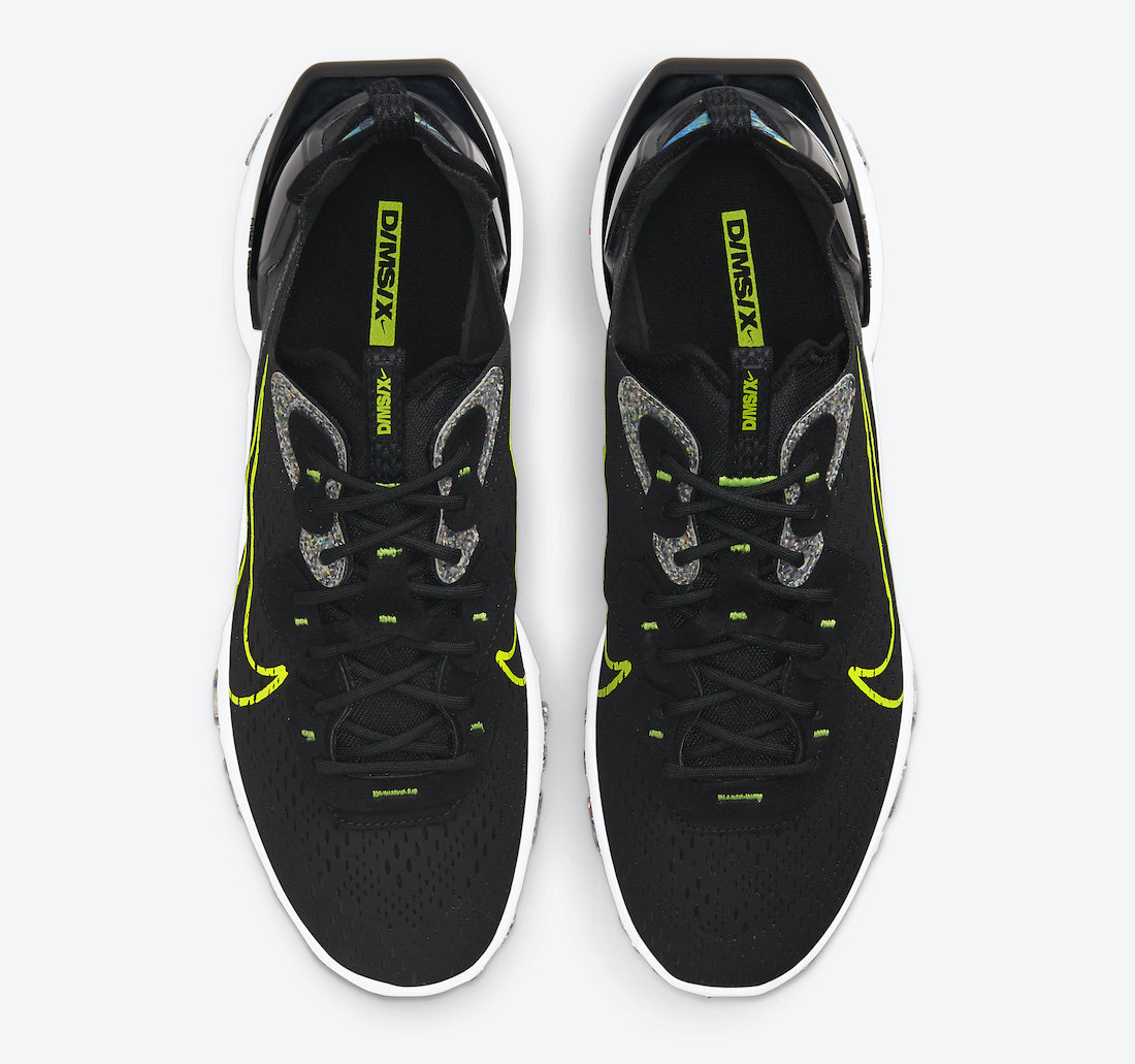 Nike React Vision Black Volt DM9099-001 Release Date Info | SneakerFiles