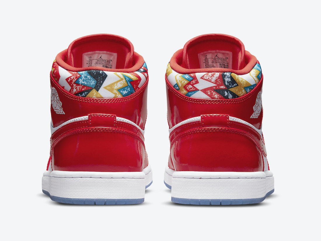 Air Jordan 1 Mid Red Patent DC7294-600 Release Date Info | SneakerFiles