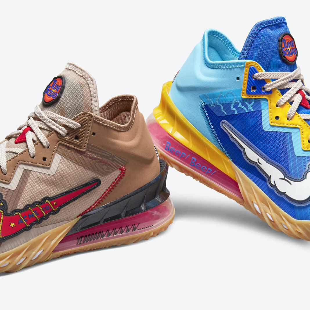 lebron 18 low space jam release date