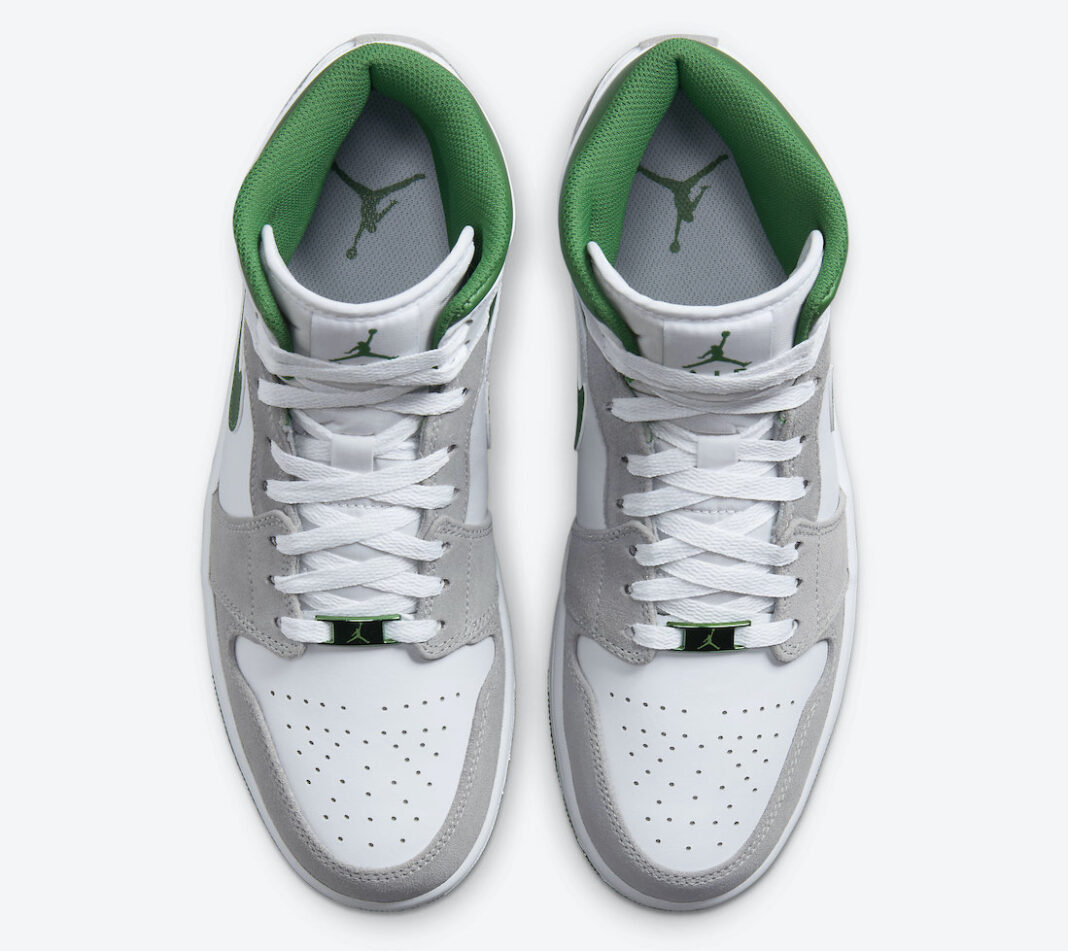 Air Jordan 1 Mid White Green Grey DC7294-103 Release Date Info ...