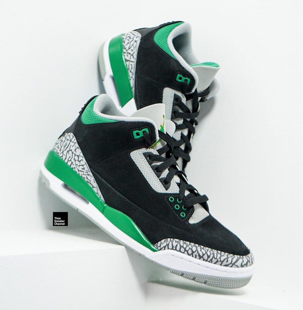 green and black jordans that just came out