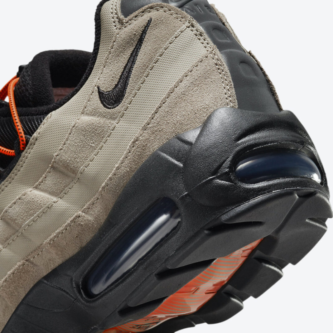 Nike Air Max 95 Khaki Total Orange Do6391 200 Release Date Info Sneakerfiles