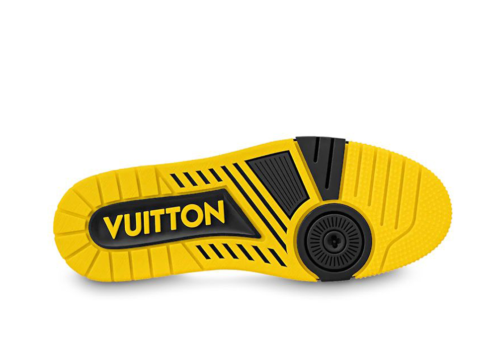 NEW FASHION] Louis Vuitton Yellow Logo Grey Black Max Soul Shoes