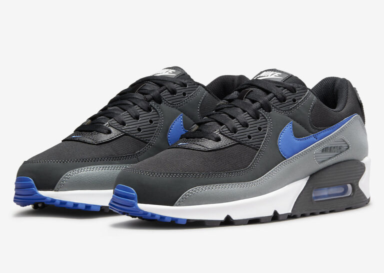 Nike Air Max 90 Black Grey Blue DH4619-001 Release Date Info | SneakerFiles