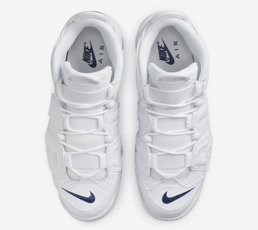 Nike Air More Uptempo White Midnight Navy DH8011-100 Release Date Info ...