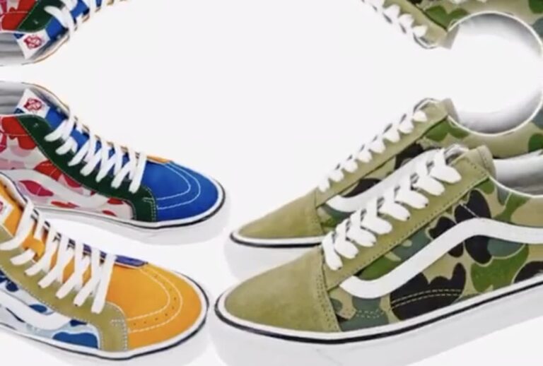 Bape and Vans Releasing New Collaboration in 2022 LaptrinhX / News