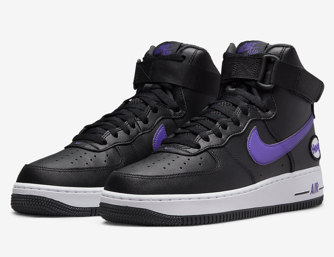 Nike Air Force 1 High in Black and Purple Added to the ‘Hoops Pack ...