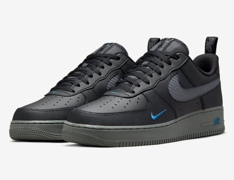 Nike Air Force 1 Low Black Blue DR0155-002 Release Date Info | SneakerFiles