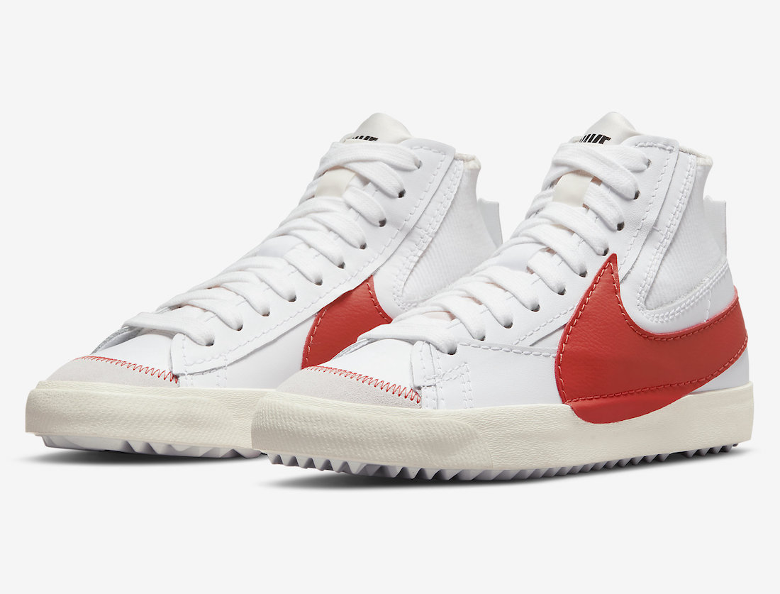 Nike Blazer Mid 77 Jumbo White Red DH7690-100 Release Date Info ...