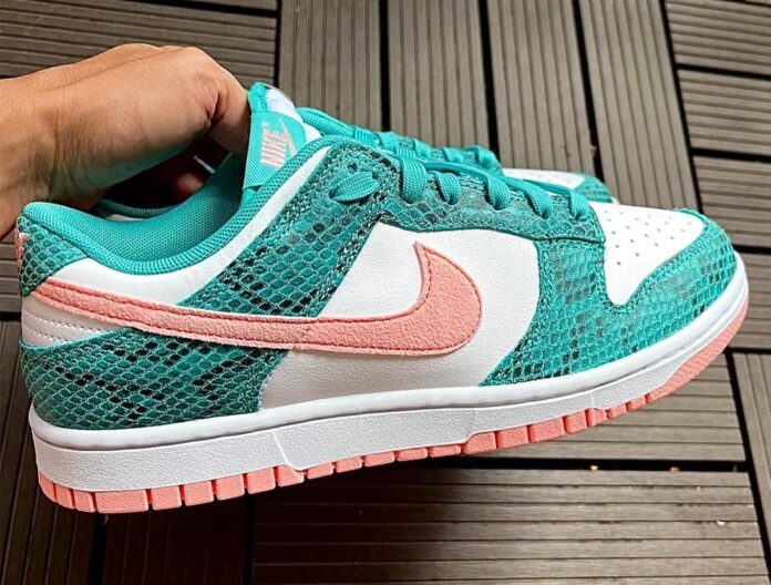 Nike Dunk Low Snakeskin Teal Pink DR8577-300 Release Date Info ...