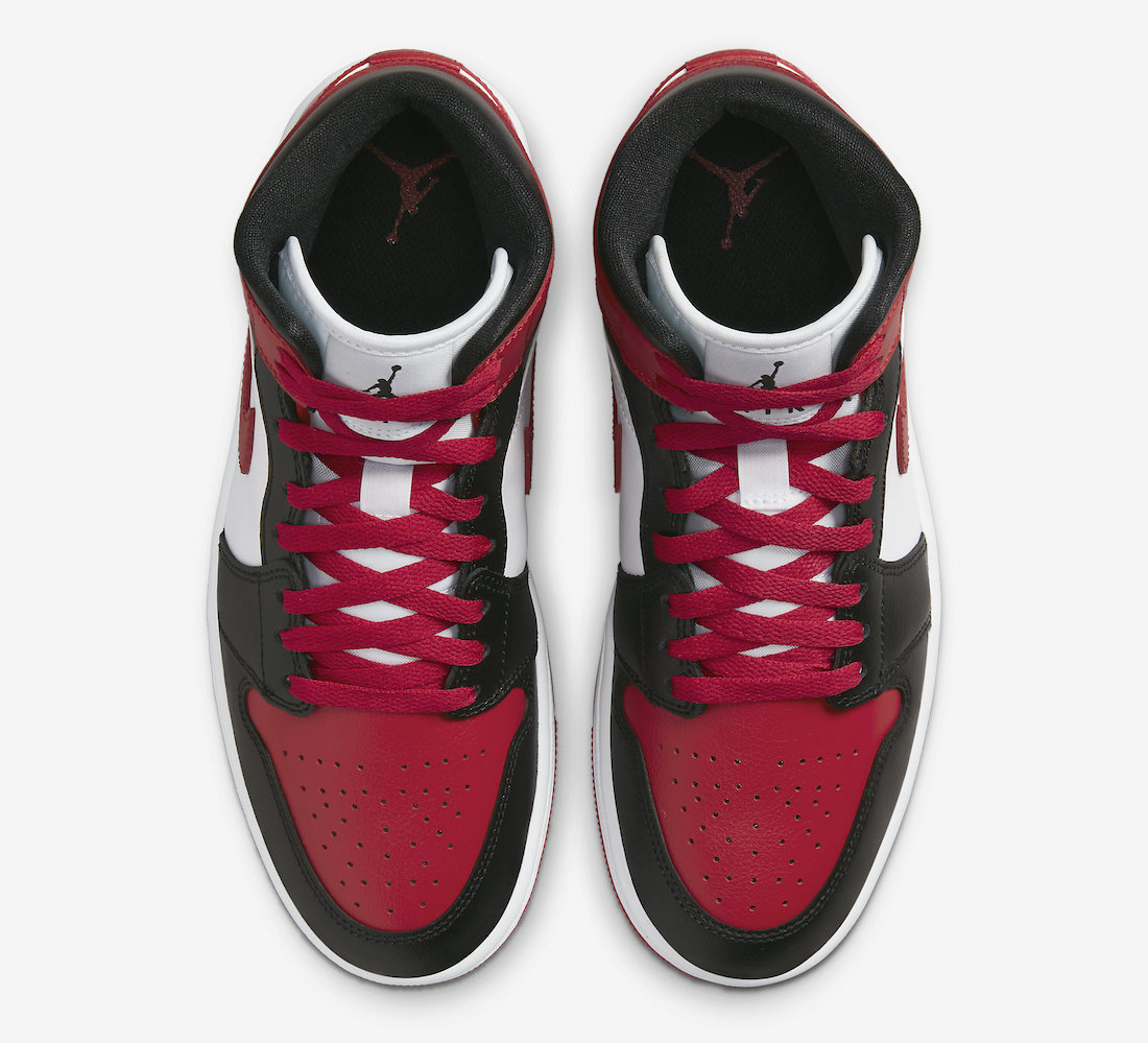 Air Jordan 1 Mid Bred Toe BQ6472-079 Release Date Info | SneakerFiles