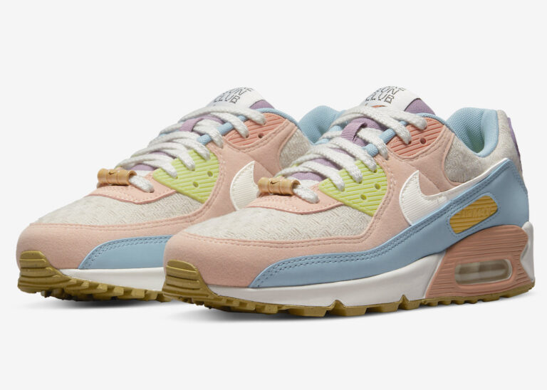 Nike Air offers Max 90 SE Sun Club Women’s 7 Multicolor Brown Sail DJ9997-100