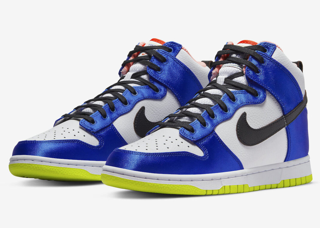 Nike Dunk High Releasing with Blue Satin Overlays LaptrinhX / News