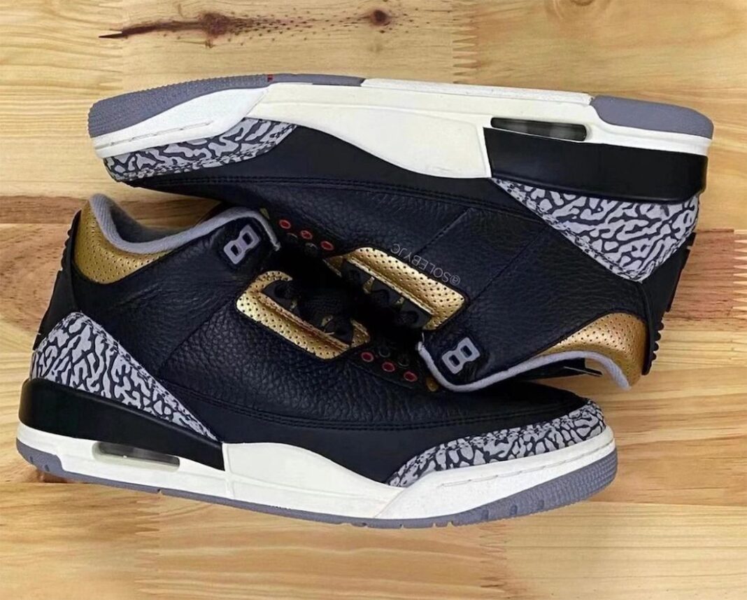 Air Jordan 3 Black Gold WMNS CK9246-067 Release Date Info | SneakerFiles