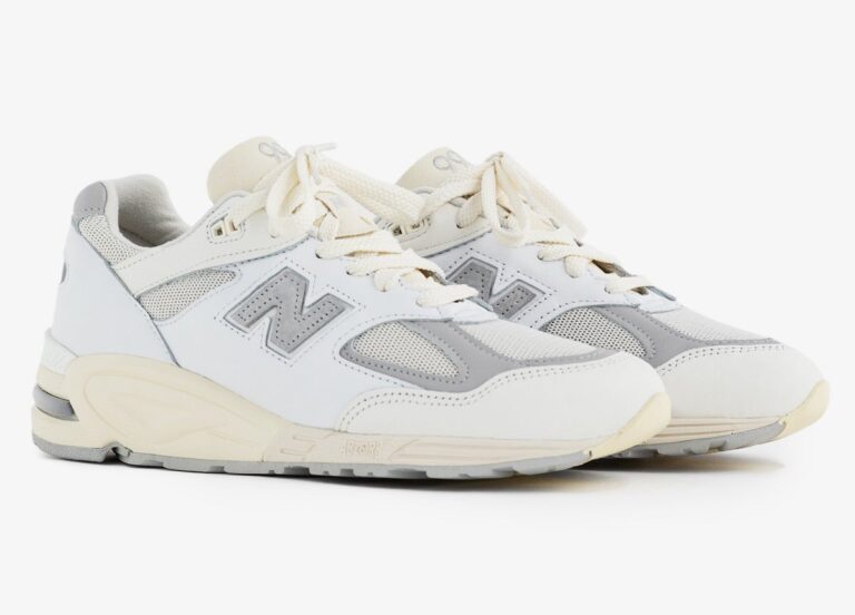 New Balance 990v2 Made in USA White M990TC2 Release Date Info | SneakerFiles