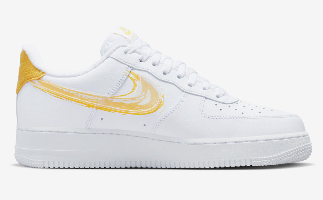 Nike Air Force 1 Low Brushstroke Swoosh DX2646-100 Release Date Info ...