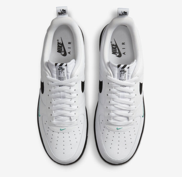 Nike Air Force 1 Low White Black Teal DR0155-100 Release Date Info ...