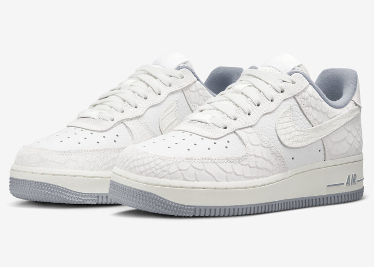 Nike Air Force 1 Low White Python Snake DX2678 100 Release date Info SneakerFiles