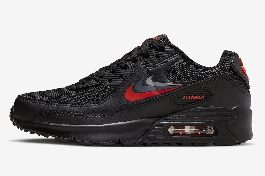 Nike Air Max 90 Black Red DX9272-001 Release Date Info | SneakerFiles