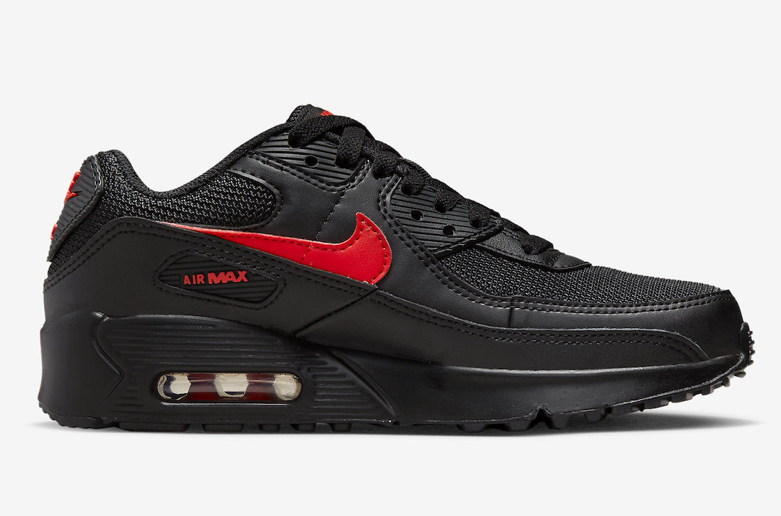 Nike Air Max 90 Black Red DX9272-001 Release Date Info | SneakerFiles