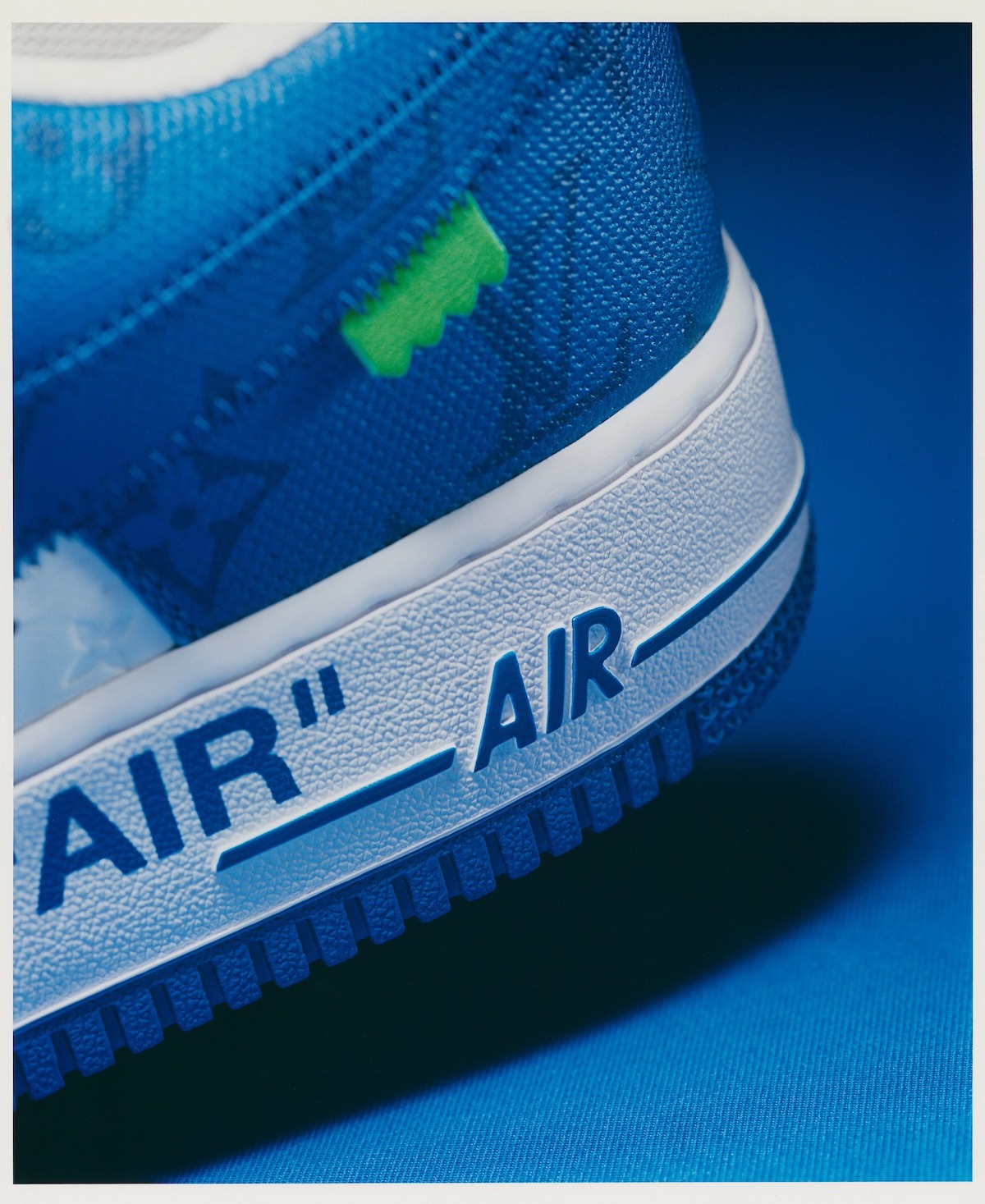 New 2022 Louis Vuitton Virgil Abloh Air Force 1 Flash Sneakers