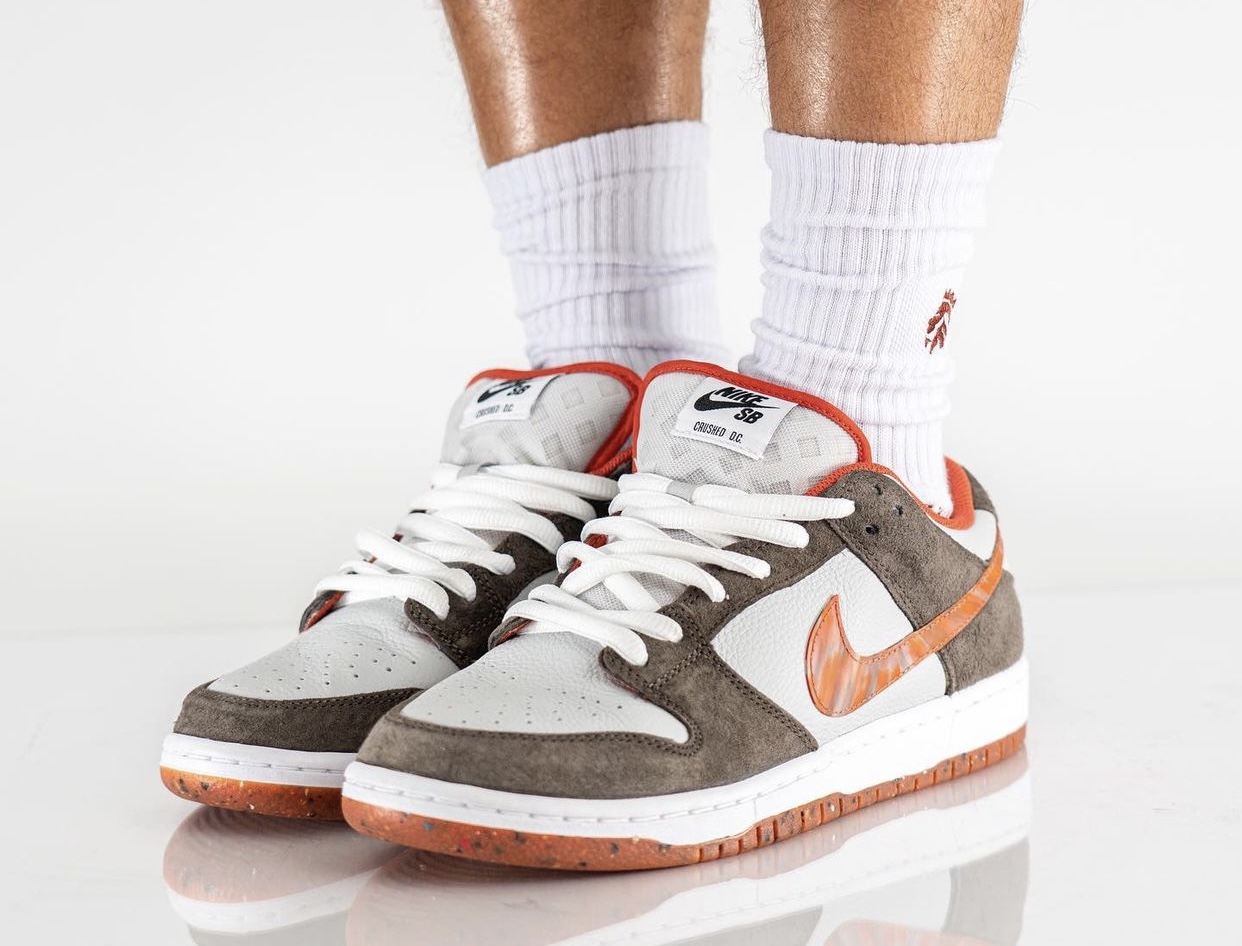 Crushed DC Skate Shop x Nike SB Dunk Low DH7782-001 Release Date ...