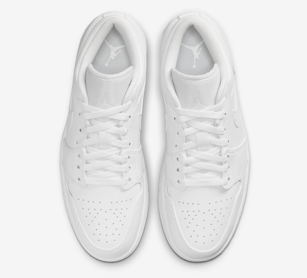 Air Jordan 1 Low Triple White 553558-136 Release Date + Where to Buy ...