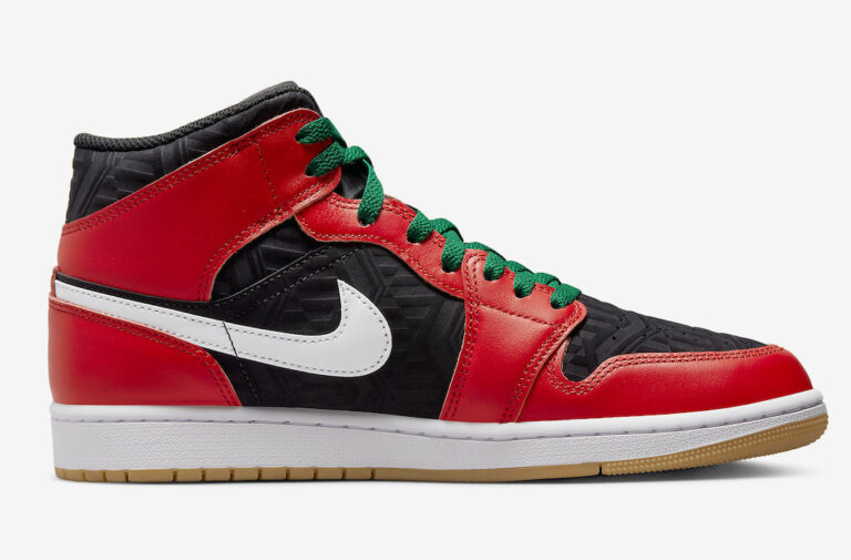 This Air Jordan 1 Mid Comes with Christmas Vibes Sneakers Cartel
