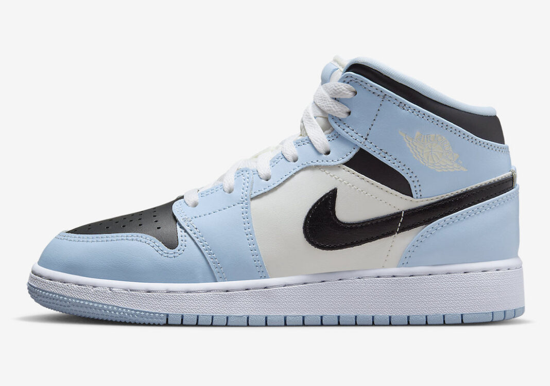 Air Jordan 1 Mid Gs Ice Blue 555112 401 Release Date Where To Buy Sneakerfiles 1832