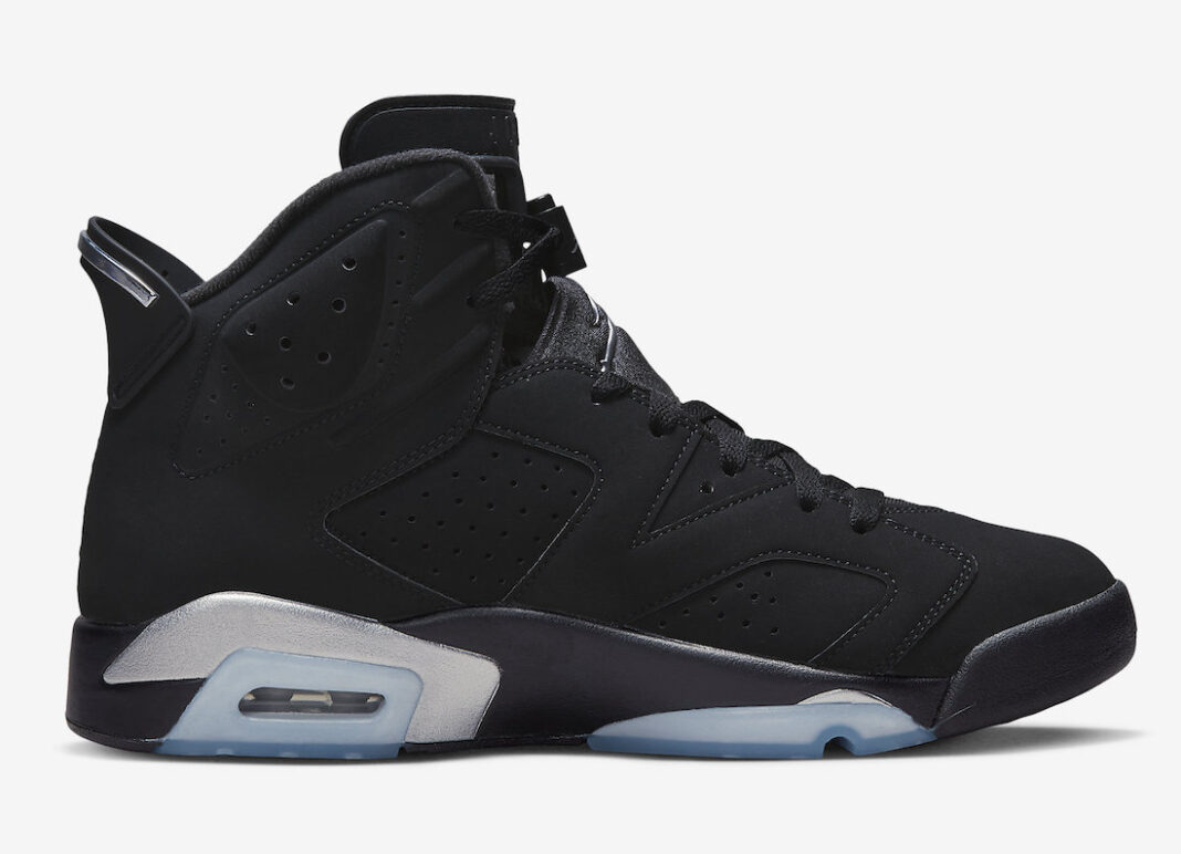 Air Jordan 6 Black Chrome Metallic Silver 2022 DX2836-001 Release Date ...