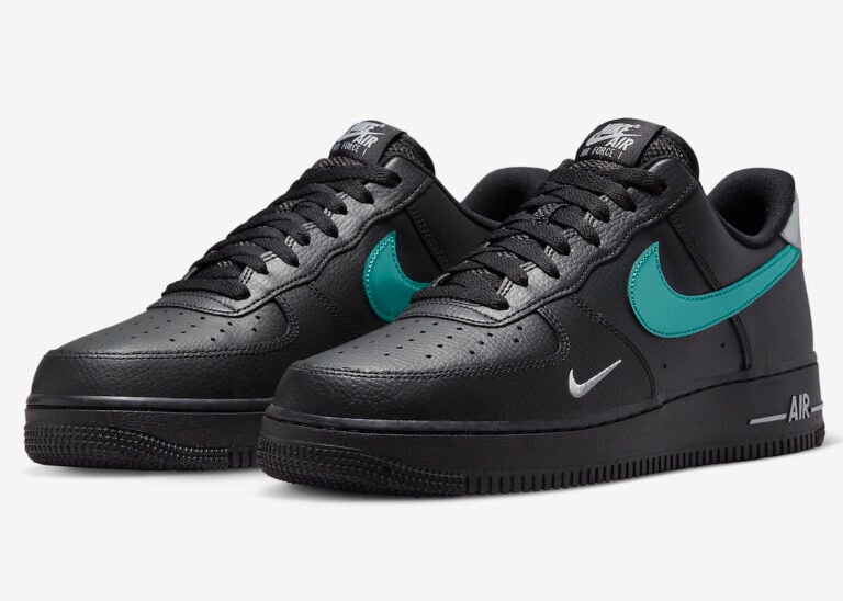 Nike Air Force 1 Low Black Blue Lightning FD0654 001 Release Date Where to Buy SneakerFiles