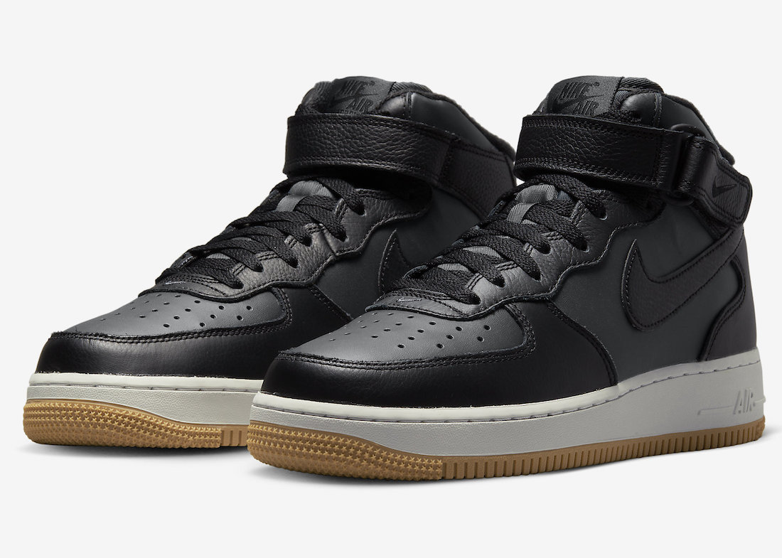 Nike Air Force 1 Mid Black Gum DV7585-001 Release Date + Where to Buy ...