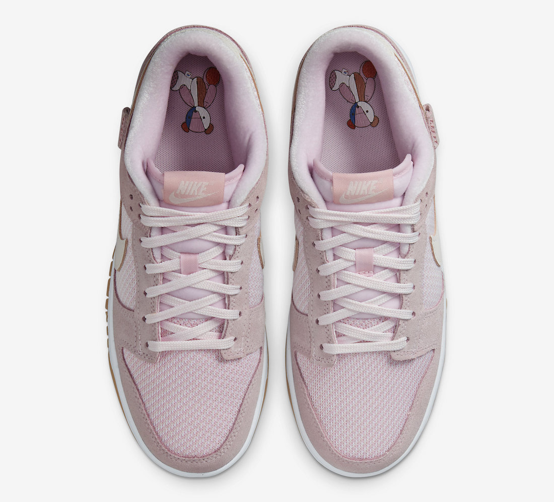 Nike Dunk Low Teddy Bear Pink DZ5318-640 Release Date + Where to Buy ...