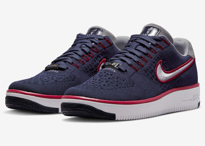 Nike Air Force 1 Flyknit New England Patriots Robert Kraft FD0495-400 ...