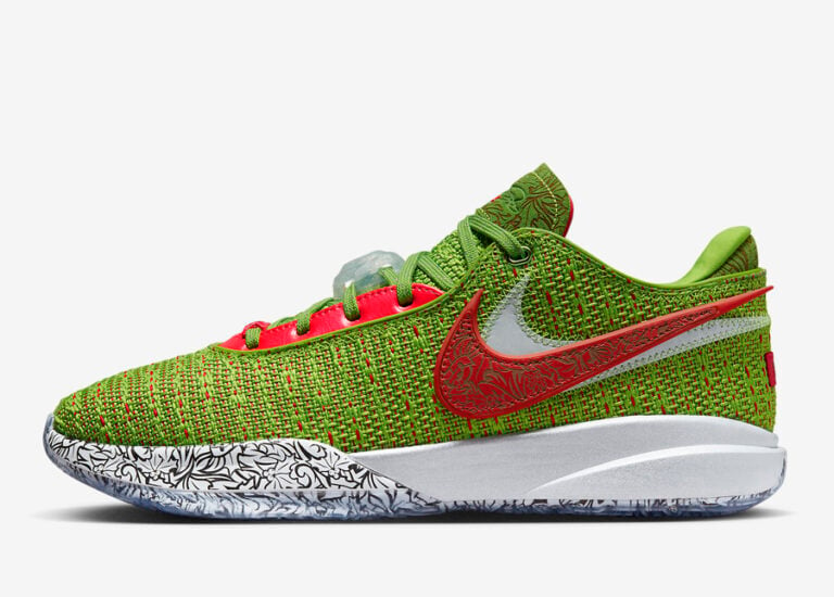 Nike LeBron 20 Christmas Grinch FJ4955-300 Release Date + Where to Buy ...