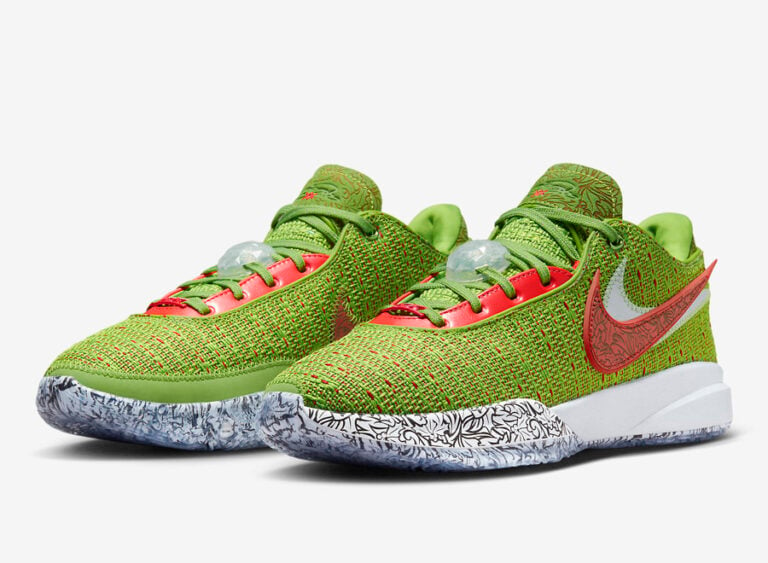 Nike LeBron 20 Christmas Grinch FJ4955-300 Release Date + Where to Buy |  SneakerFiles