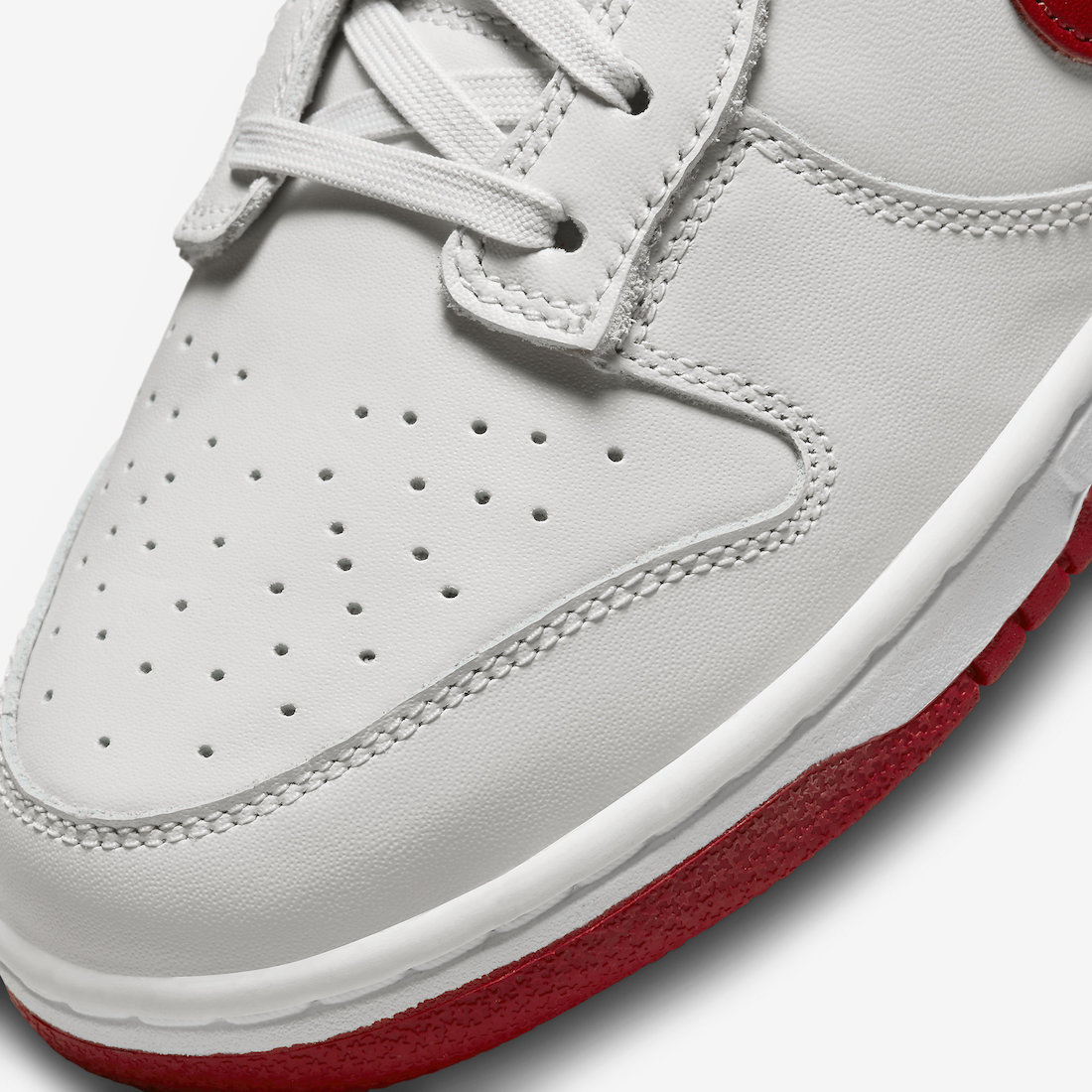 Nike Dunk Low Vast Grey Varsity Red FJ0832-011 Release Date Info